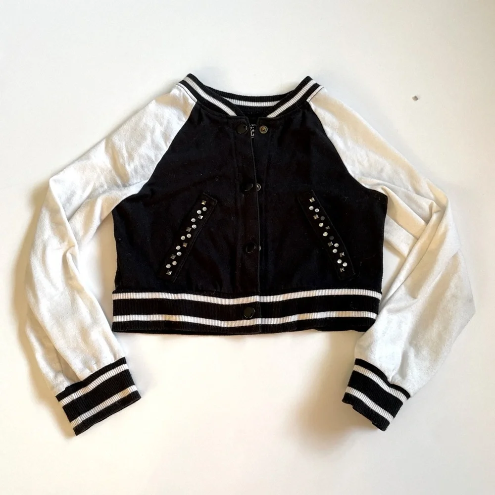 Justice varsity cardigan